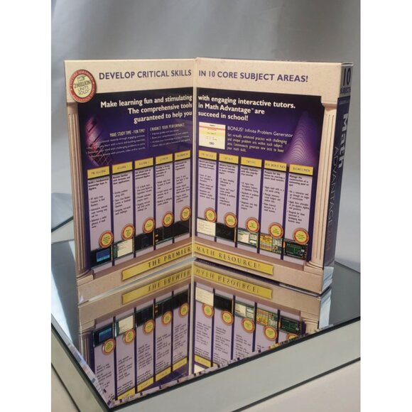 Math Advantage 2004 CDs 9 of 10 Trig Statistics Pre-Calculus Algebra - Picture 2 of 4